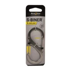 S-Biner SlideLock #4 (Stainless Steel) 5 S-Biner SlideLock #4 (Stainless Steel) -Outdoor camping store go 000912 z