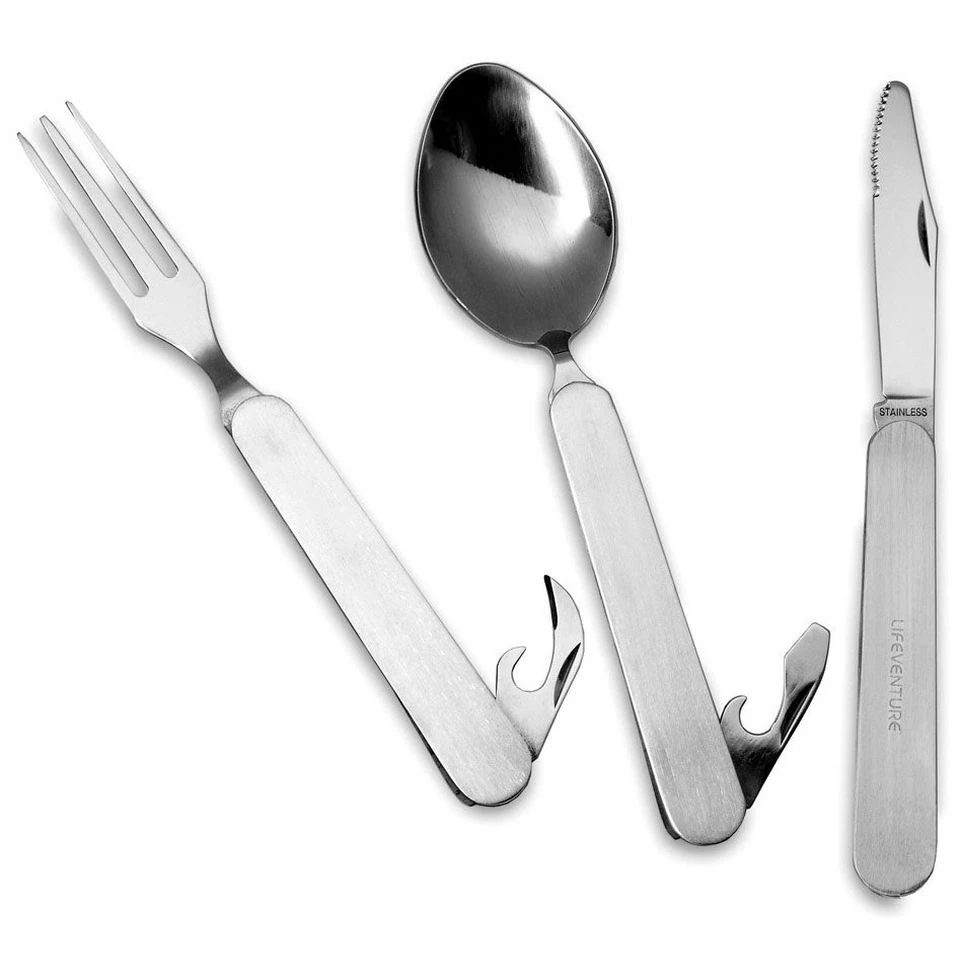 Lifeventure Folding Cutlery Set 2 Lifeventure Folding Cutlery Set - Image 2