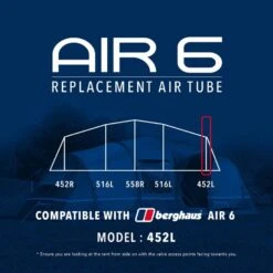 Air 6 Replacement Air Tube (End - 425L) 5 Air 6 Replacement Air Tube (End - 425L) -Outdoor camping store go 190077 z