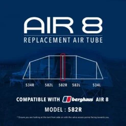Air 8 Replacement Air Tube (582R) -Outdoor camping store go 190085 z