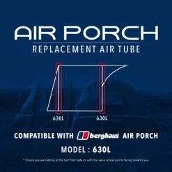 Air Porch Replacement Air Tube 630L -Outdoor camping store go 215202 z