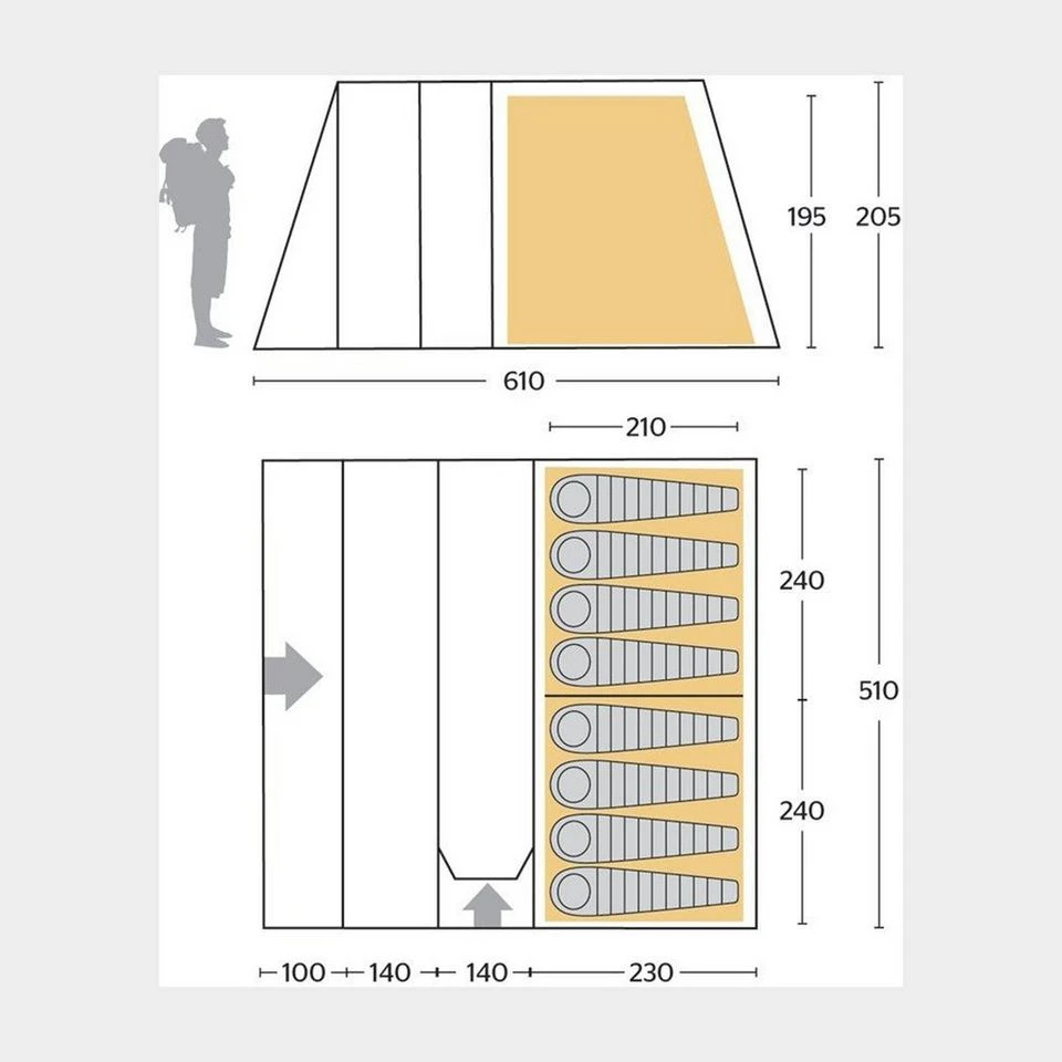 Vanguard Eclipse 8 Premium Family Tent 2 Vanguard Eclipse 8 Premium Family Tent - Image 2