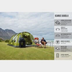 Vango Icarus 500 Deluxe Family Tent -Outdoor camping store go 350646 d