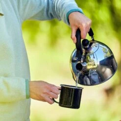 Steel Kettle -Outdoor camping store go 515906 j